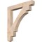 Ekena Millwork Merced Craftsman Smooth Bracket, Douglas Fir, 5 1/2"W x 44"D x 48"H BKT06X44X48MRC04SDF - alternate 1